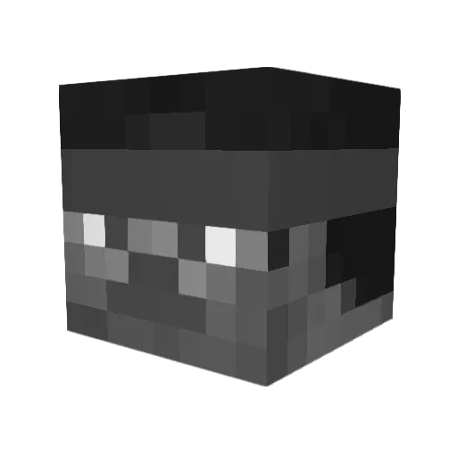 Azazeliii Minecraft avatar head, 3D render
