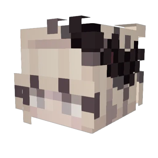 Azben93 Minecraft avatar head, 3D render