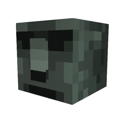 Azbouv1234 Minecraft avatar head, 3D render