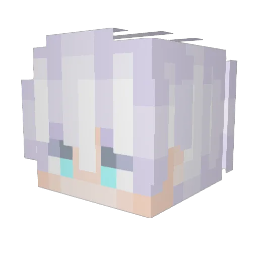 AzdoesMC Minecraft avatar head, 3D render