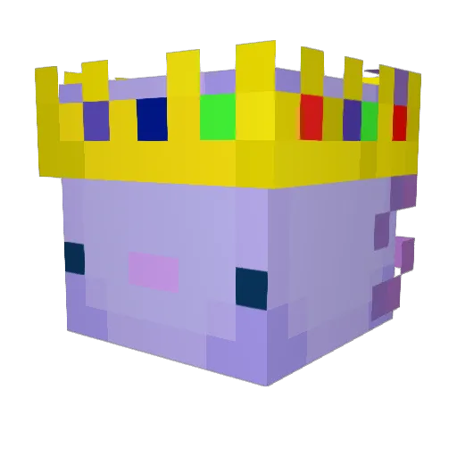 Azecat Minecraft avatar head, 3D render