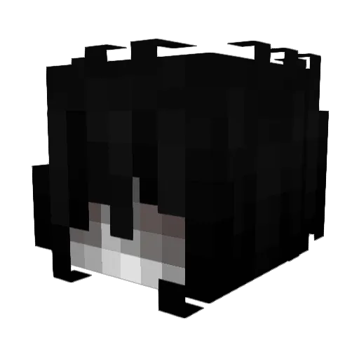 Azenzen Minecraft avatar head, 3D render