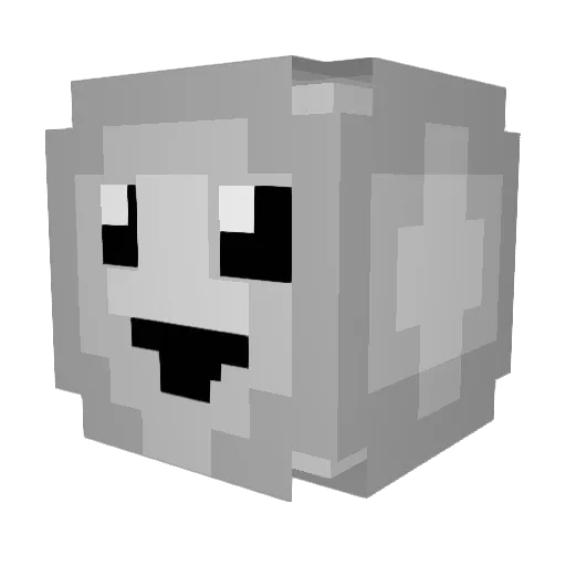 Azeotrop Minecraft avatar head, 3D render