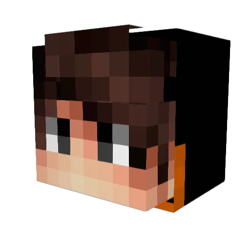 Azer_001 Minecraft avatar head, 3D render