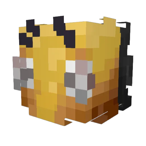 Azerion246 Minecraft avatar head, 3D render