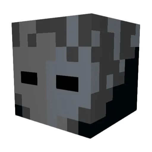 Azerta_ Minecraft avatar head, 3D render