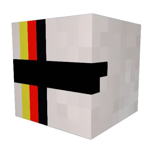 Azertek12 Minecraft avatar head, 3D render