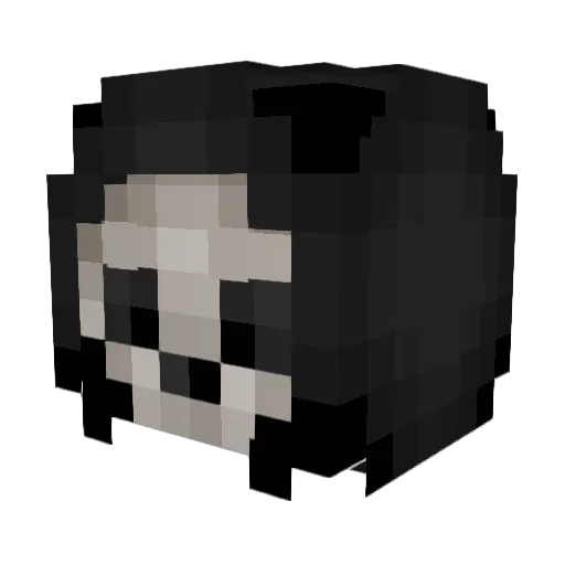 Azertomi Minecraft avatar head, 3D render