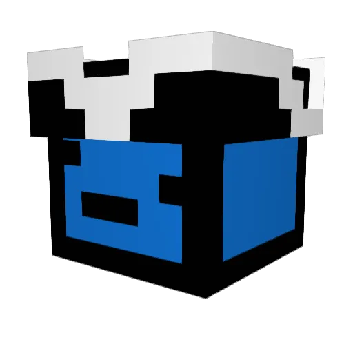 Azertyyiiooo Minecraft avatar head, 3D render