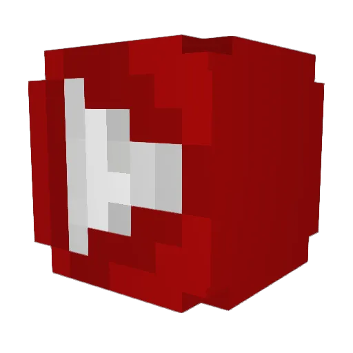 AzerusS Minecraft avatar head, 3D render