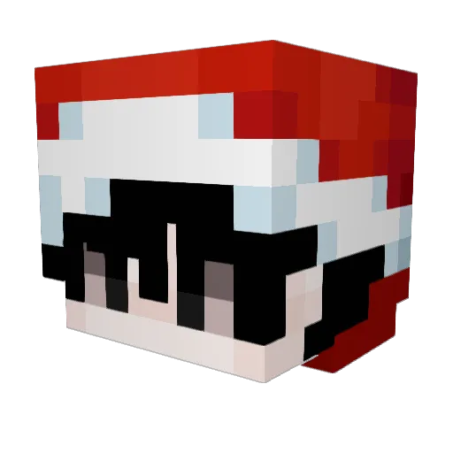 Azg4rd_ Minecraft avatar head, 3D render