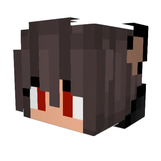 Azgale_ Minecraft avatar head, 3D render