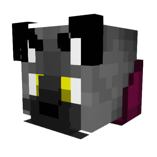 Azguarinz Minecraft avatar head, 3D render