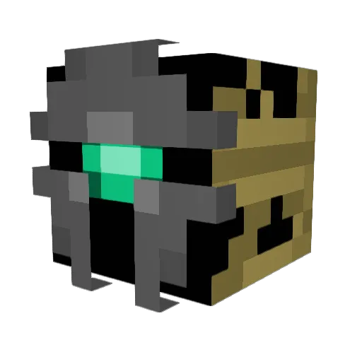 Azherbloo Minecraft avatar head, 3D render