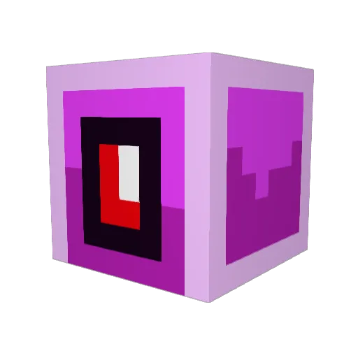 Azhur28_ Minecraft avatar head, 3D render