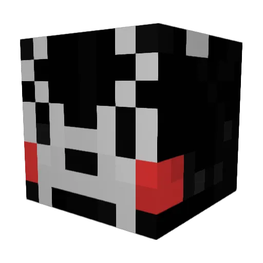 AzianTiger Minecraft avatar head, 3D render