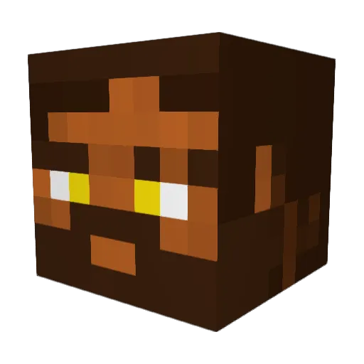 Azianbboi24 Minecraft avatar head, 3D render
