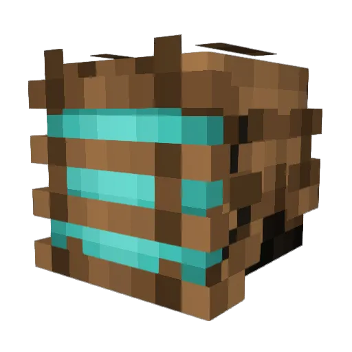 Azikka Minecraft avatar head, 3D render