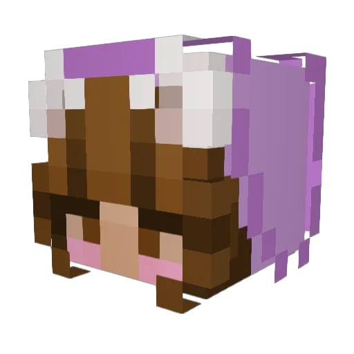 Azil41 Minecraft avatar head, 3D render