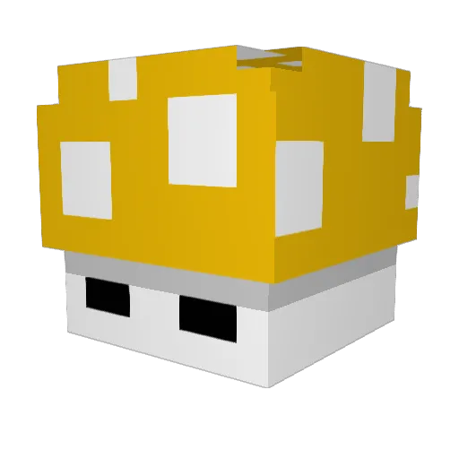 Azilliths Minecraft avatar head, 3D render