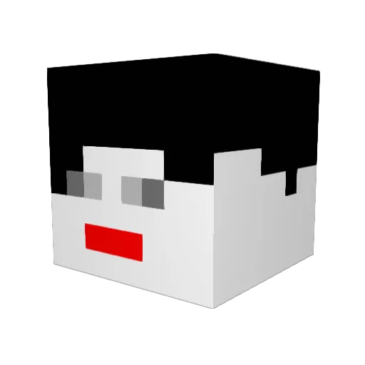 Azim2512 Minecraft avatar head, 3D render
