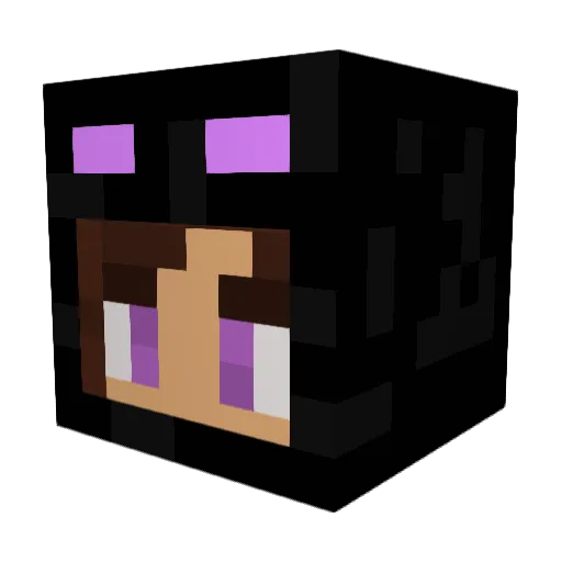 Azim_m Minecraft avatar head, 3D render