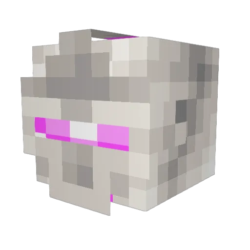AzirWorld Minecraft avatar head, 3D render