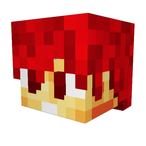 Azkaban28 Minecraft avatar head, 3D render