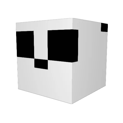 Azlios Minecraft avatar head, 3D render