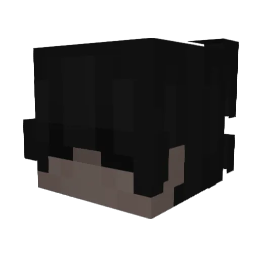 Azlucasww Minecraft avatar head, 3D render