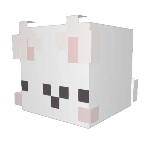Azm40 Minecraft avatar head, 3D render