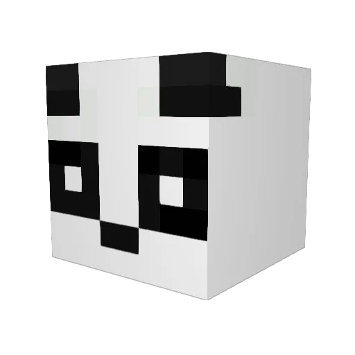 Azmalty Minecraft avatar head, 3D render