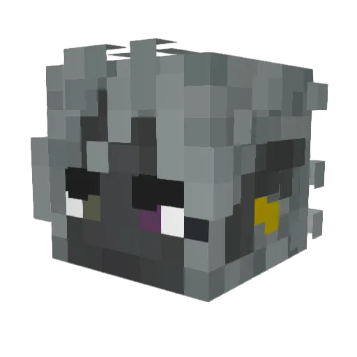 AzmoDeyuz Minecraft avatar head, 3D render