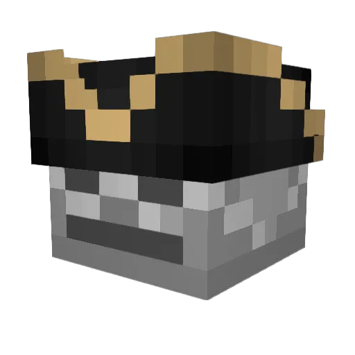 Azmordi Minecraft avatar head, 3D render