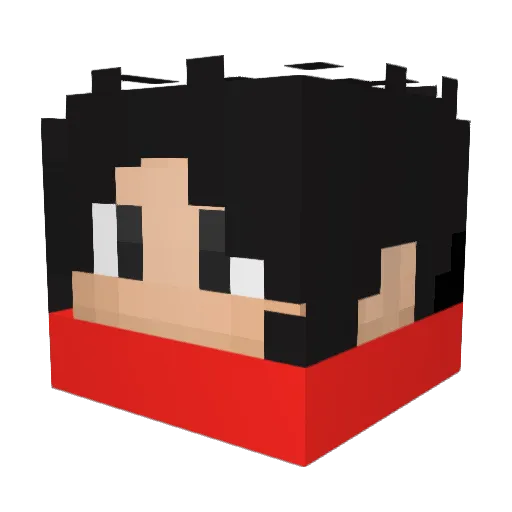 AznDood90 Minecraft avatar head, 3D render