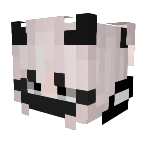 AznMadness Minecraft avatar head, 3D render