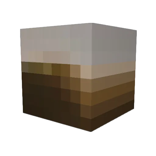 Aznt Minecraft avatar head, 3D render