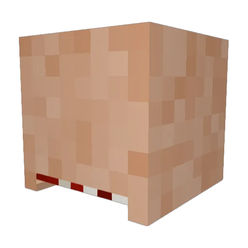 AzogVEVO Minecraft avatar head, 3D render