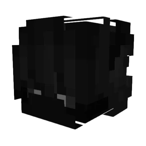Azohrian Minecraft avatar head, 3D render