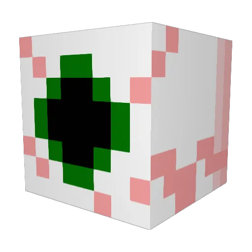 Azonojoy Minecraft avatar head, 3D render