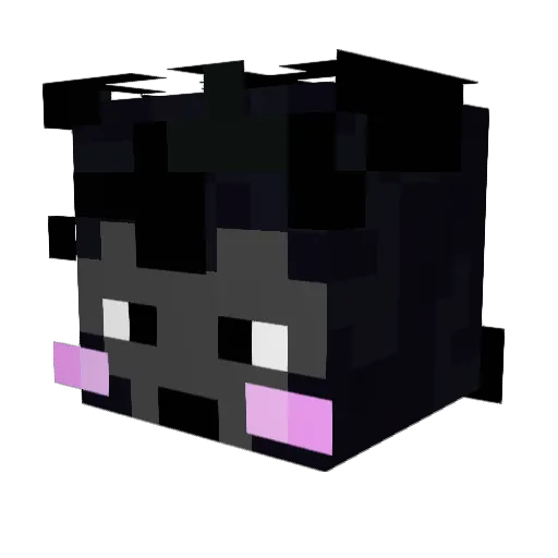 Azqth Minecraft avatar head, 3D render