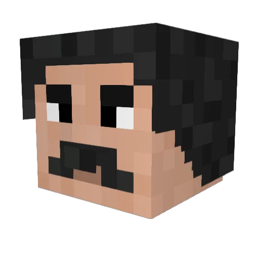 Azr3a1 Minecraft avatar head, 3D render