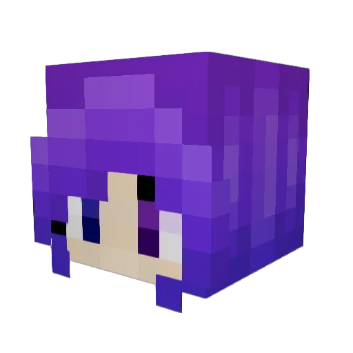 Azra_Labyran Minecraft avatar head, 3D render