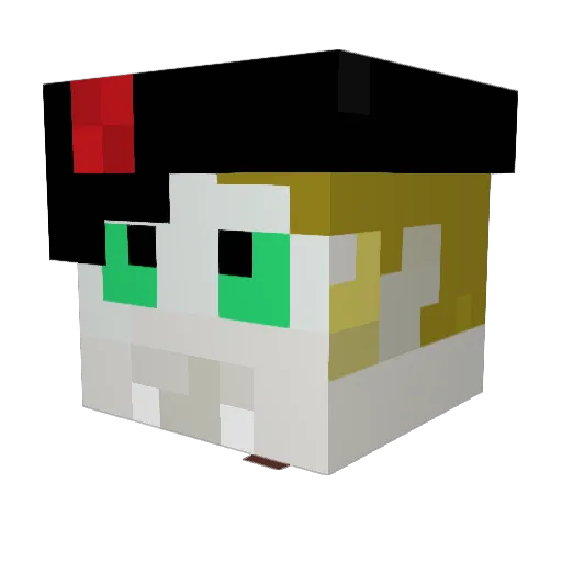 Azrael2639 Minecraft avatar head, 3D render