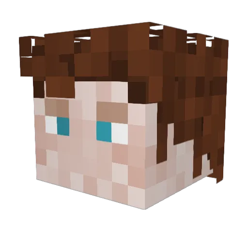Azrael970 Minecraft avatar head, 3D render