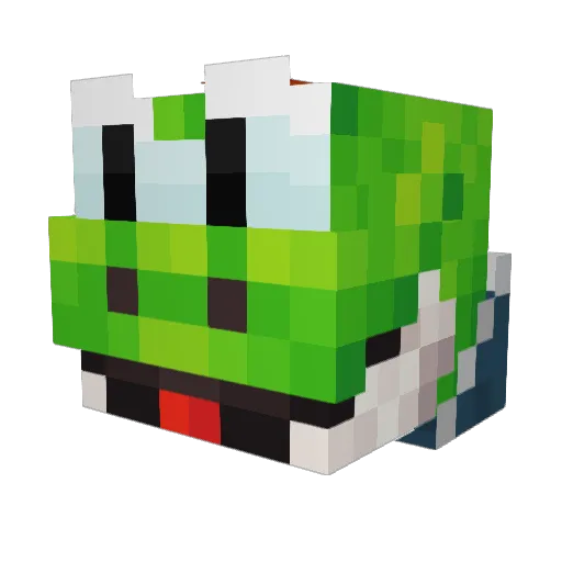 AzraelKing Minecraft avatar head, 3D render