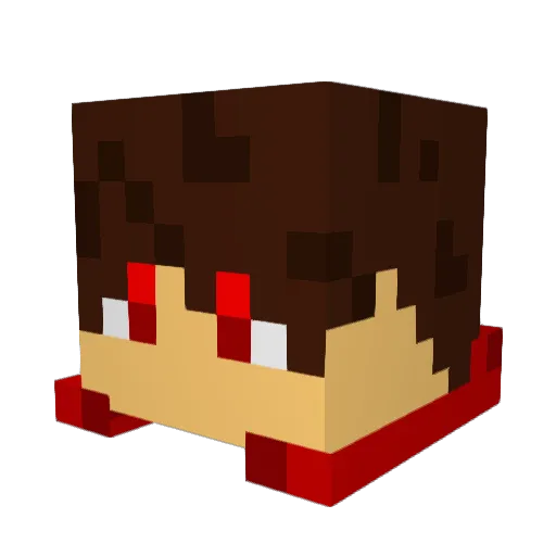Azrael_Lucifer Minecraft avatar head, 3D render