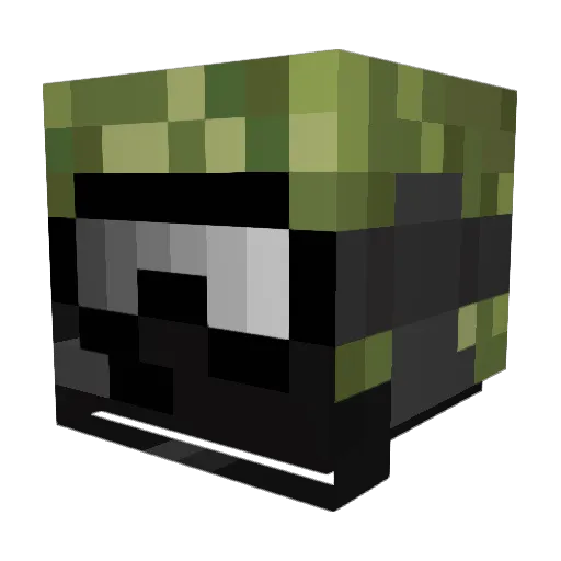 Azraelf17 Minecraft avatar head, 3D render