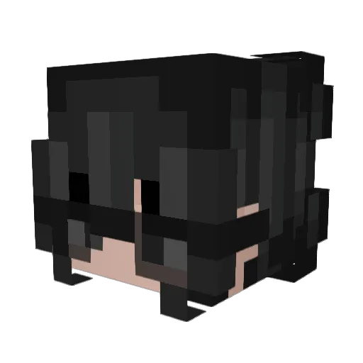 Azrail343 Minecraft avatar head, 3D render