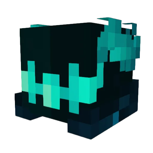 Azrath_ Minecraft avatar head, 3D render